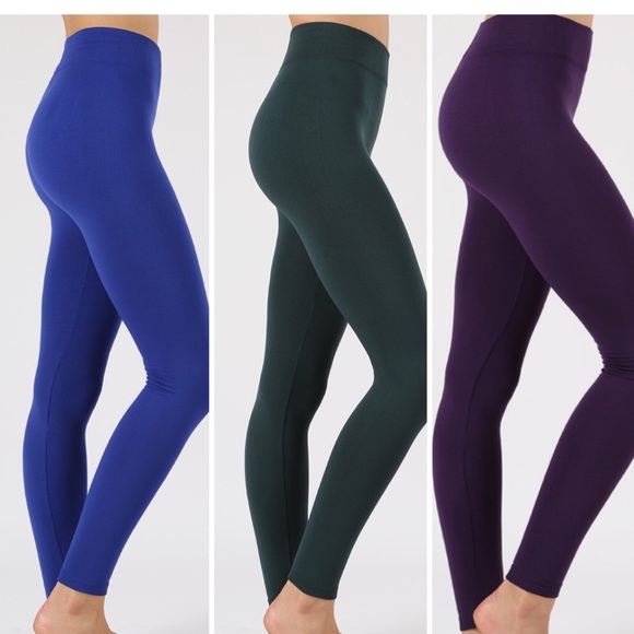 ❤️❤️Red Fleece Lined Leggings - Picture 2 of 2